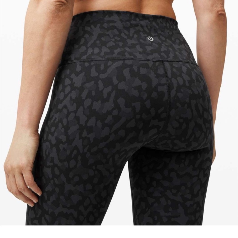 lululemon athletica Black Patterned Leggings